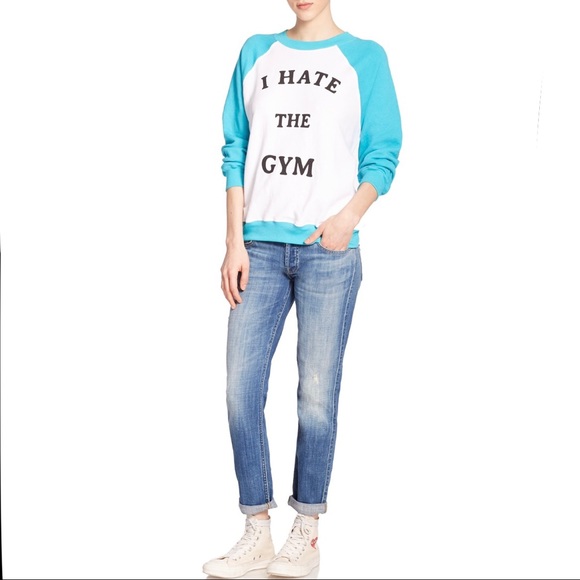 Wildfox “I hate the gym” pullover - Picture 4 of 7